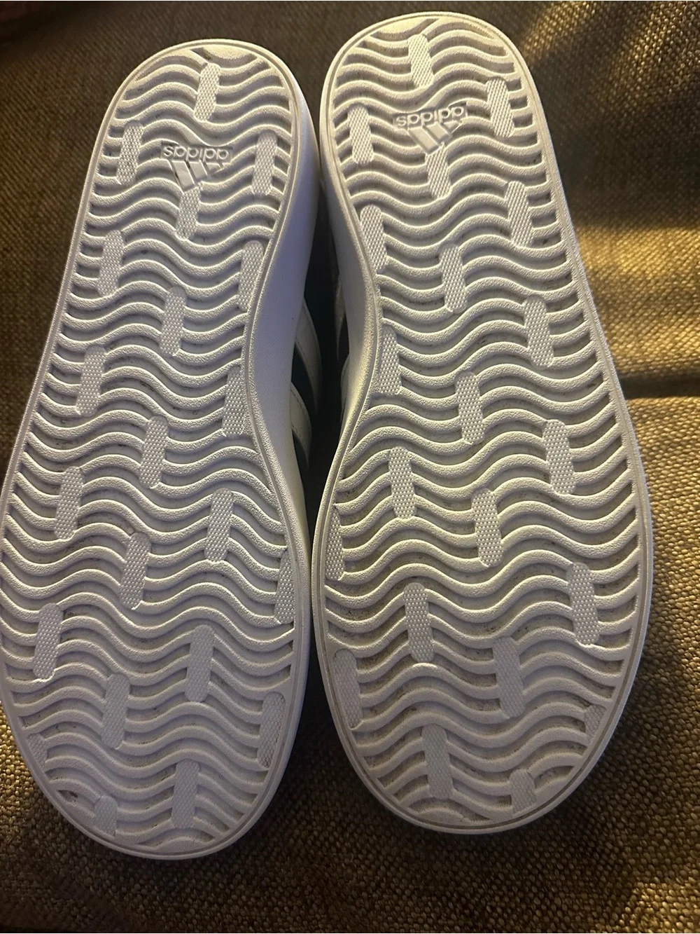 adidas Black Suede Low-Top Sneakers with White Stripes
